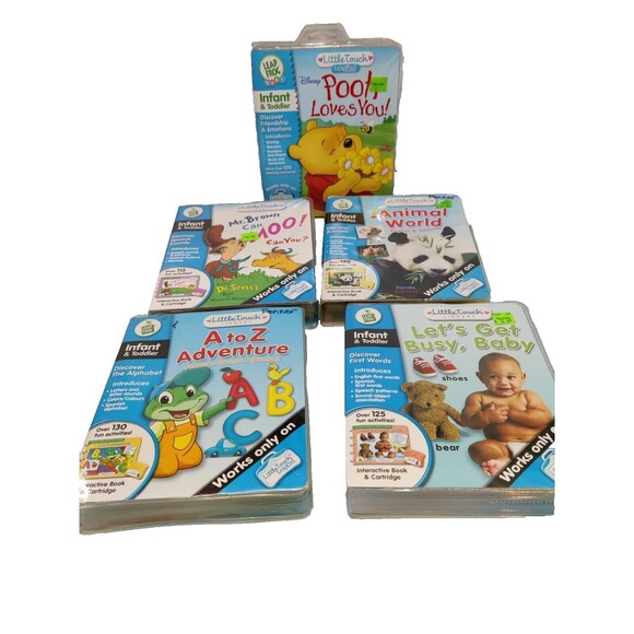 Leap Frog Other - Leap Frog Little Touch Library Lot Of 5 Books & Cartridges - Infant & Toddler